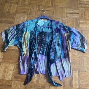 Sterling Styles Rayon Over kimono Jacket One Size New With Tags
